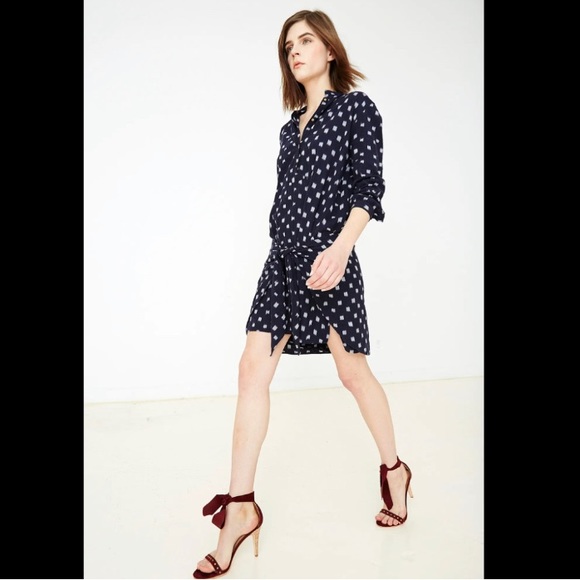 Ulla Johnson Blue White Indigo Ikat Print Corsica Dress - Picture 2 of 10